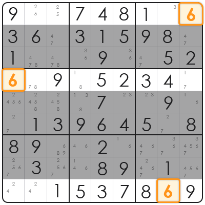 sudoku strategy x wing